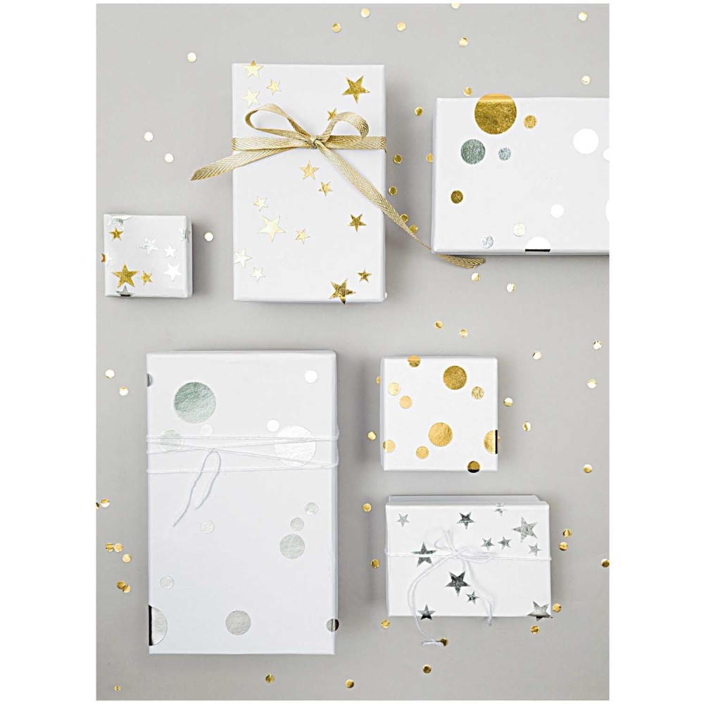 Naklejki papierowe kółka Dots - Paper Poetry - Gold