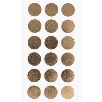 Naklejki papierowe kółka Dots - Paper Poetry - Gold