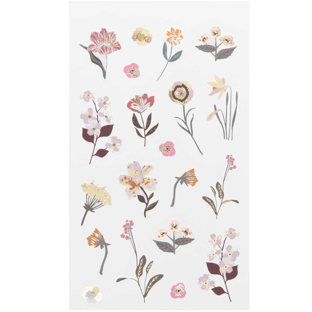 Paper stickers Nature - Paper Poetry - Mauve 56 pcs