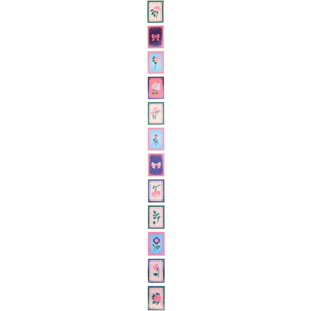 Naklejki na rolce La Vie en Rose Stamps - Paper Poetry - 120 szt.