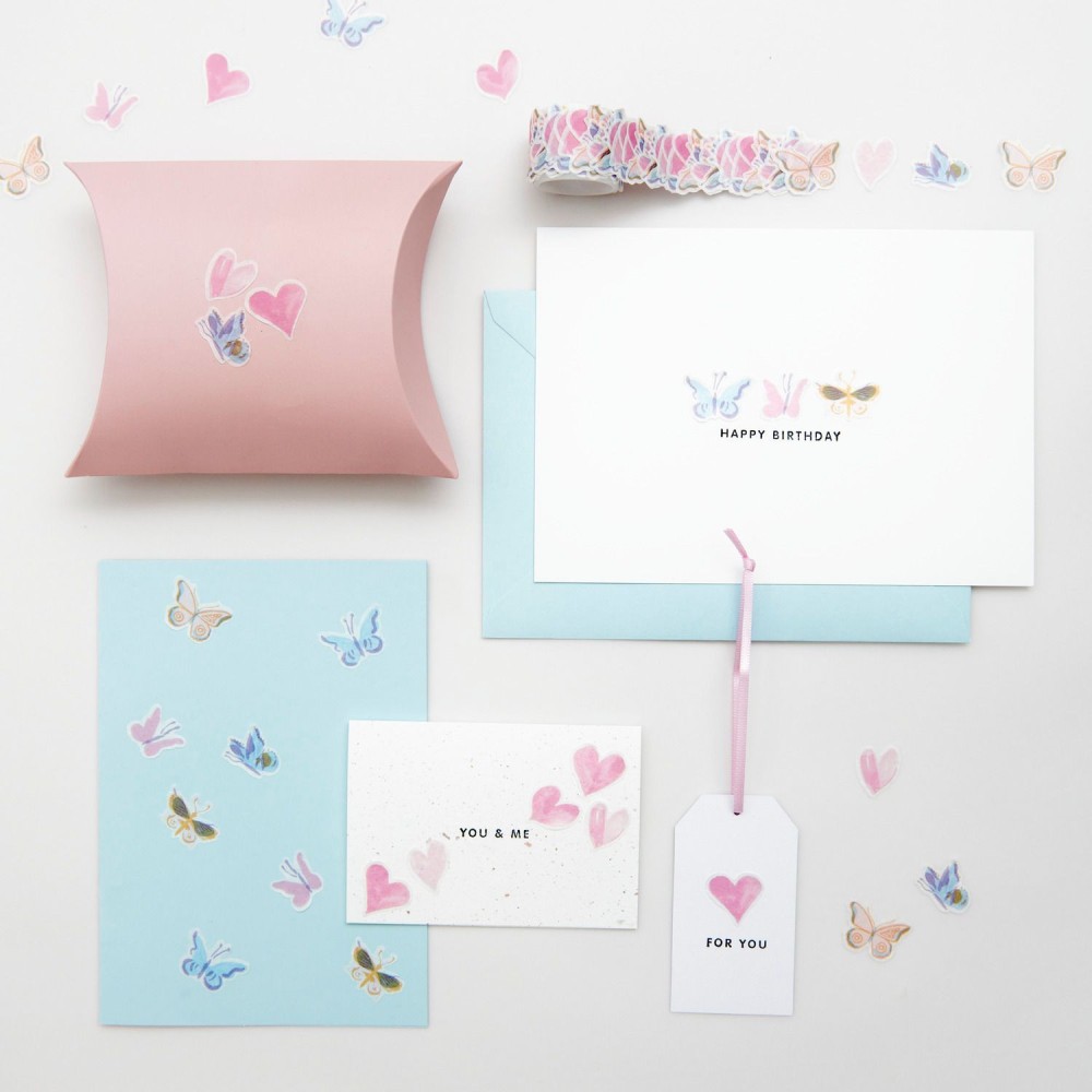 Naklejki washi Painted Love - Paper Poetry - 200 szt.