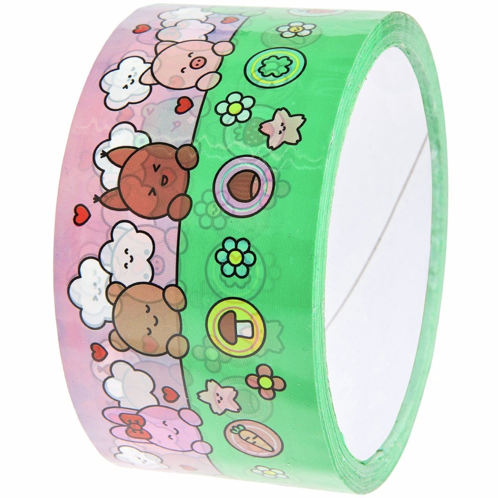 Taśma pakowa Chingu Super Tape - Paper Poetry - 5 cm x 32 m