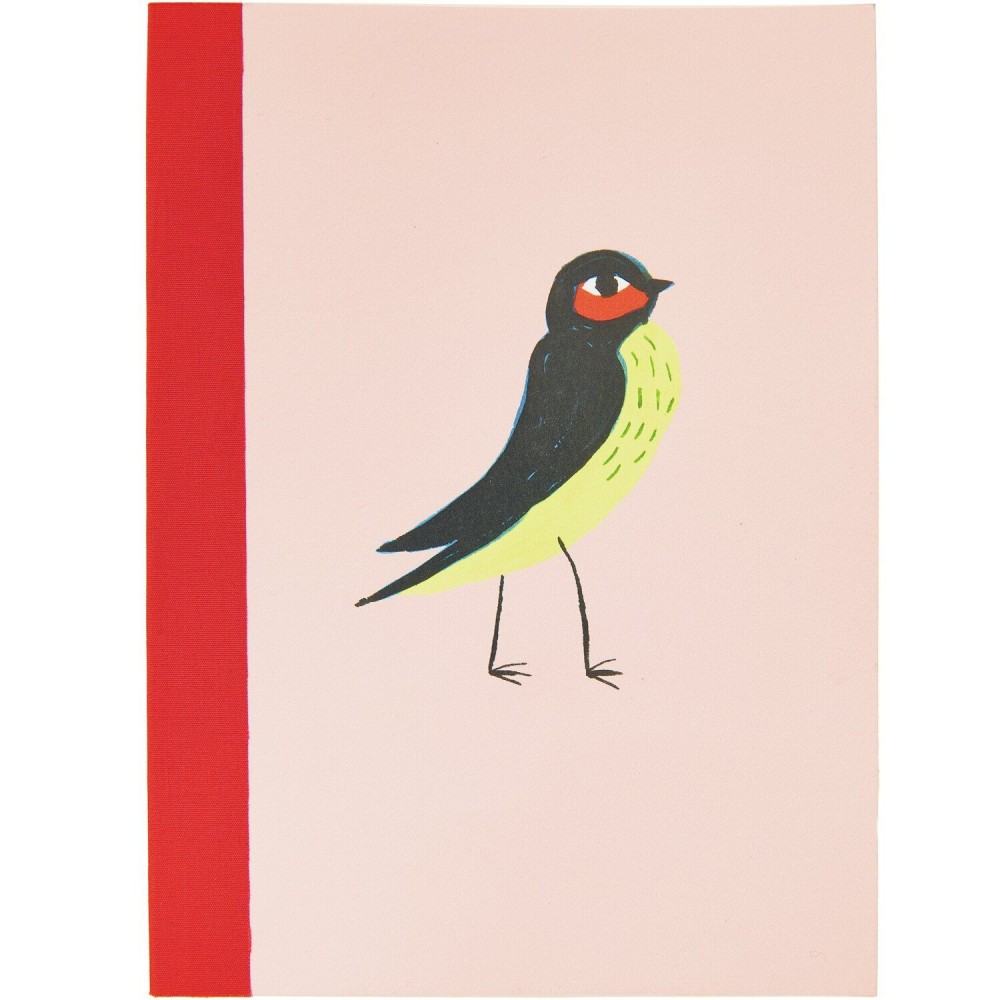 Plain notebook Midsommar Magic Bird 14,5 x 18 cm - Rico Design - 80 sheets