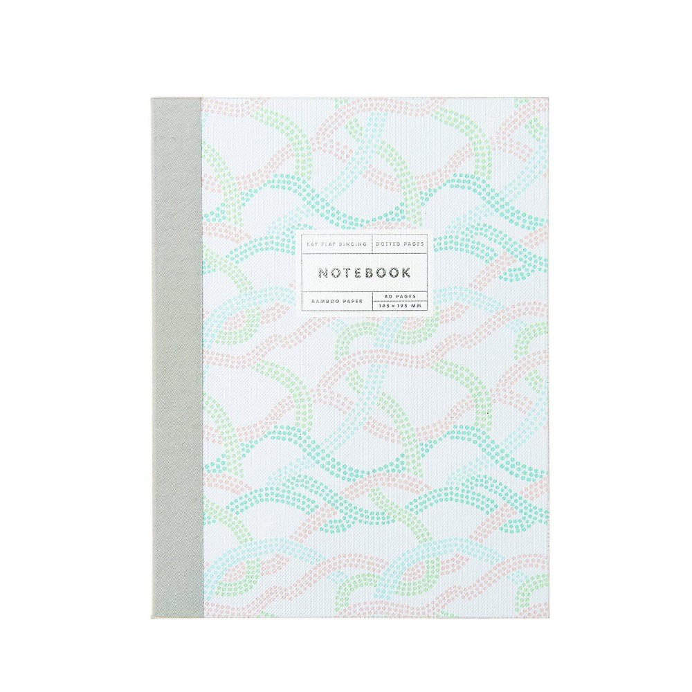 Dotted notebook Paths 14,5 x 19,5 cm - Paper Poetry - 80 sheets