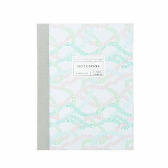 Dotted notebook Paths 14,5 x 19,5 cm - Paper Poetry - 80 sheets
