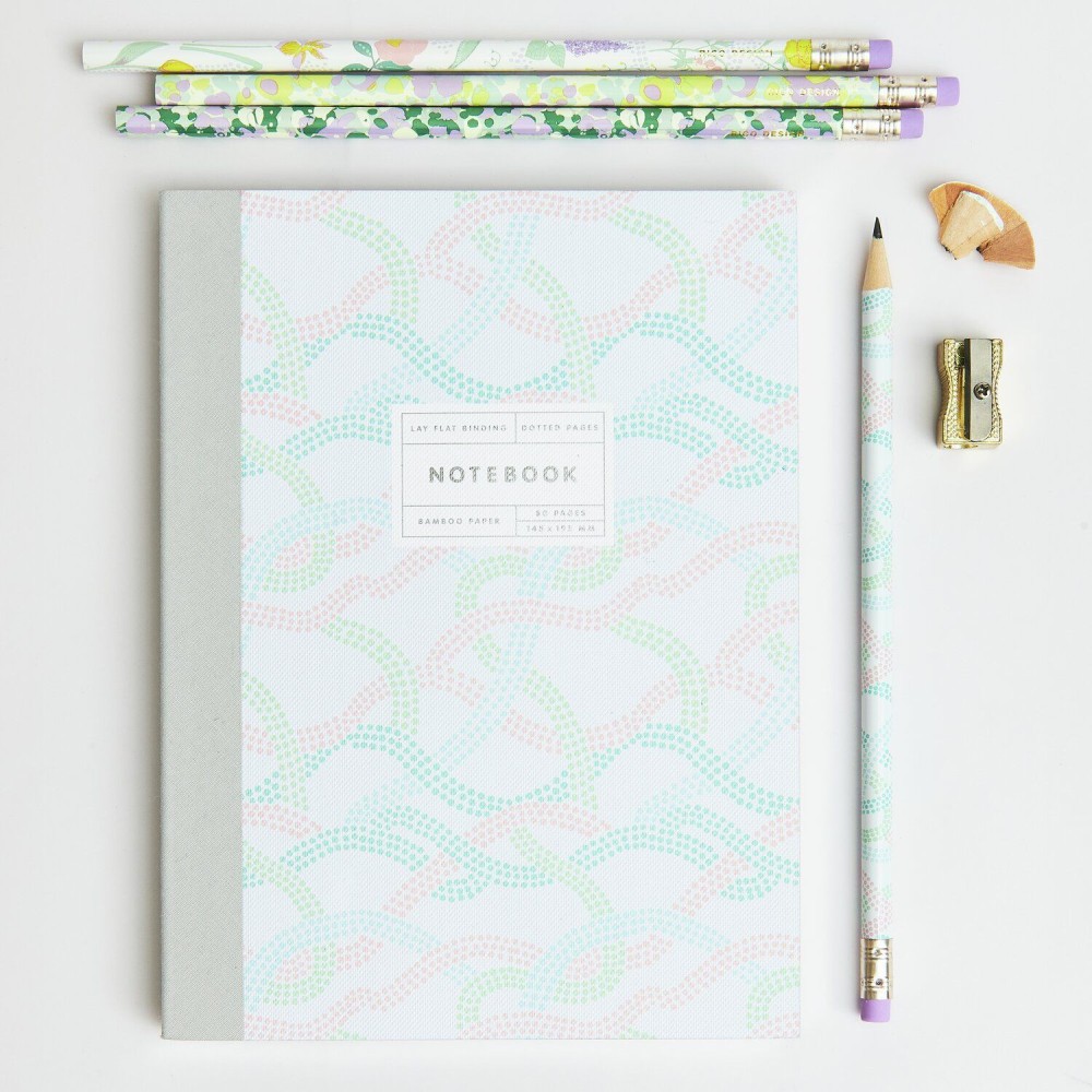 Dotted notebook Paths 14,5 x 19,5 cm - Paper Poetry - 80 sheets
