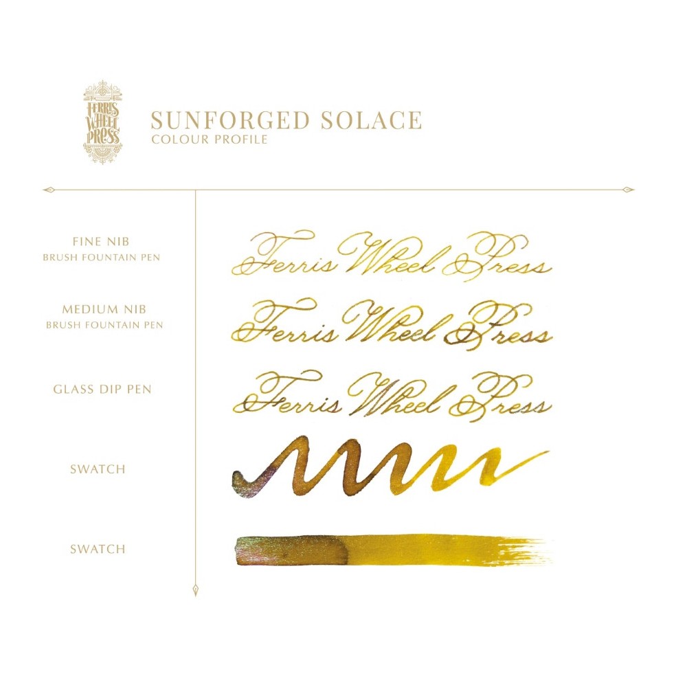 Atrament FerriTales The Book of Knights - Ferris Wheel Press - Sunforged Solace 85 ml