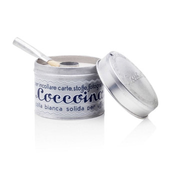 Adhesive paste with brush - Coccoina - White 125 g