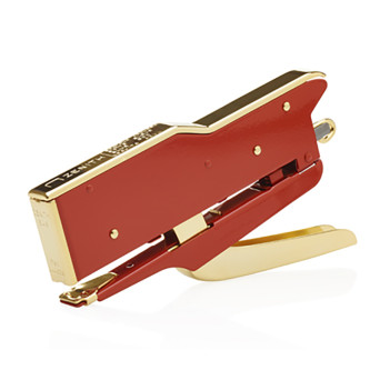 Zszywacz biurowy pozłacany 548 - Zenith - Gold and Red