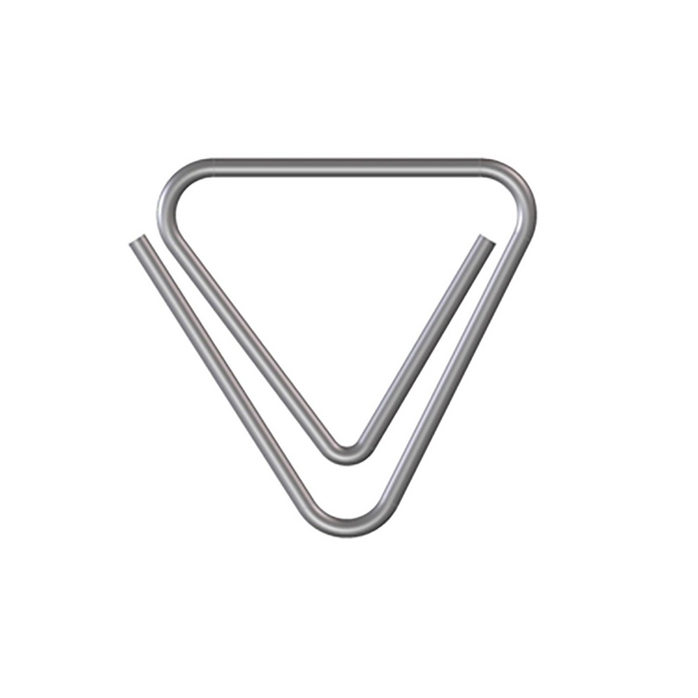 Corner paper clips 815 - Zenith - Silver 50 pcs
