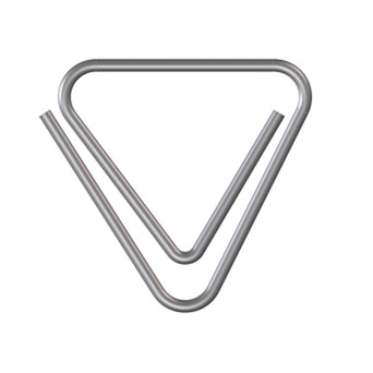 Corner paper clips 815 - Zenith - Silver 50 pcs