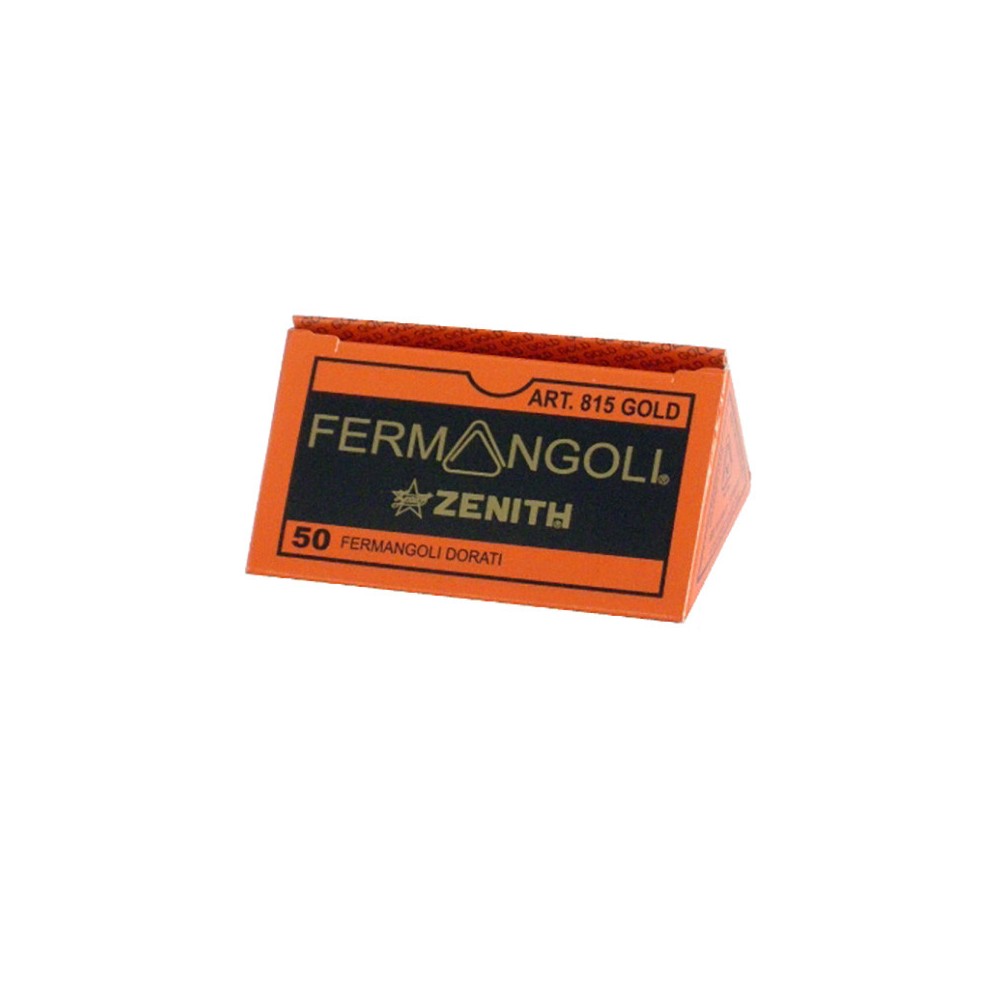 Corner paper clips 815 - Zenith - Gold 50 pcs
