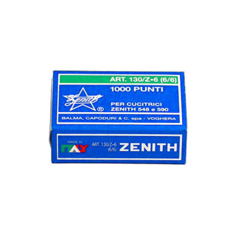 Zszywki 130/Z 6/6 - Zenith - 1000 szt.