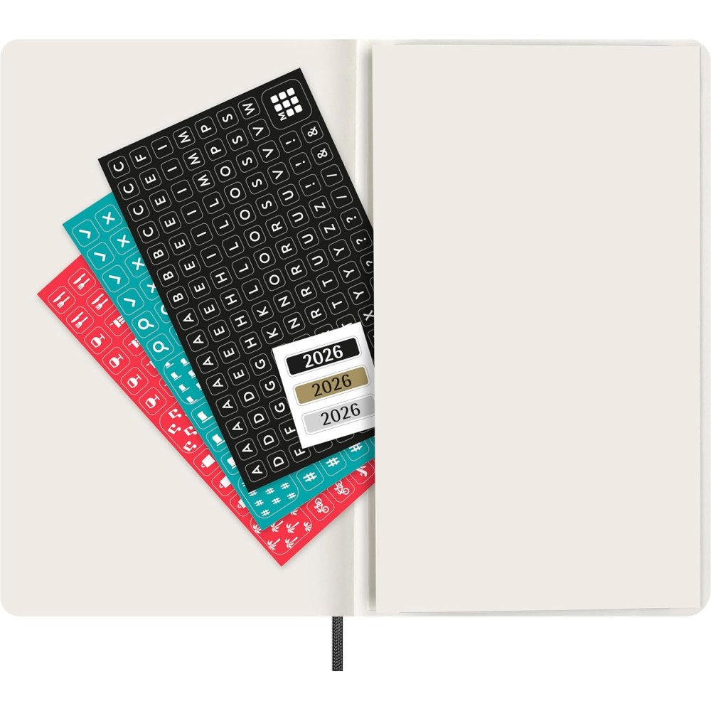 Weekly planner 2026/2027 L - Moleskine - Black