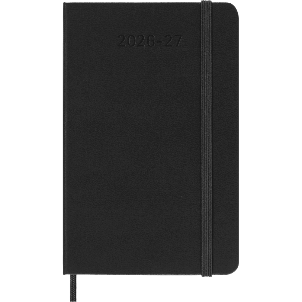 Kalendarz tygodniowy 2026/2027 L - Moleskine - Black