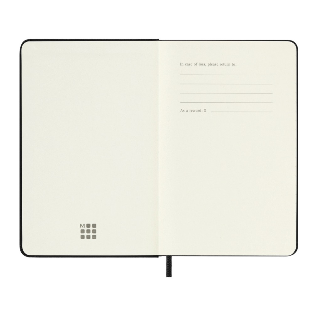 Kalendarz tygodniowy 2026/2027 P - Moleskine - Black