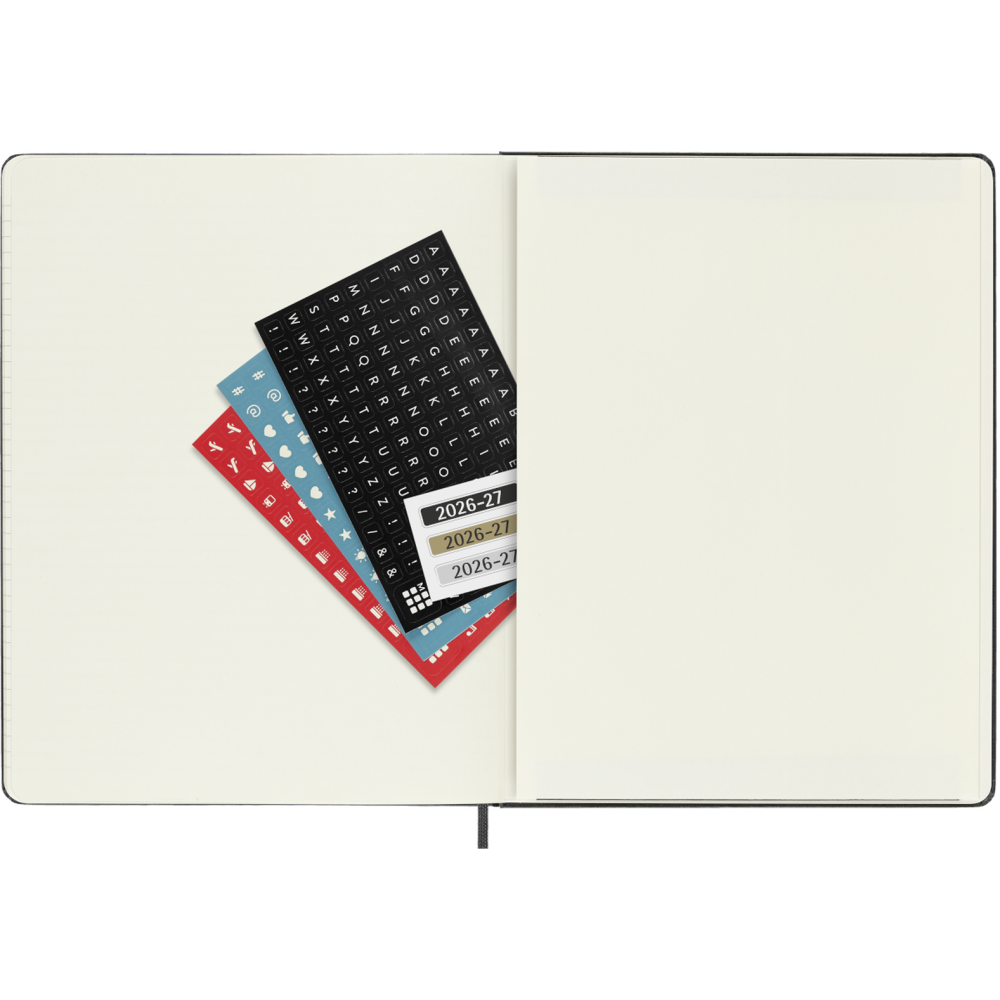 Weekly planner 2026/2027 XL - Moleskine - Black