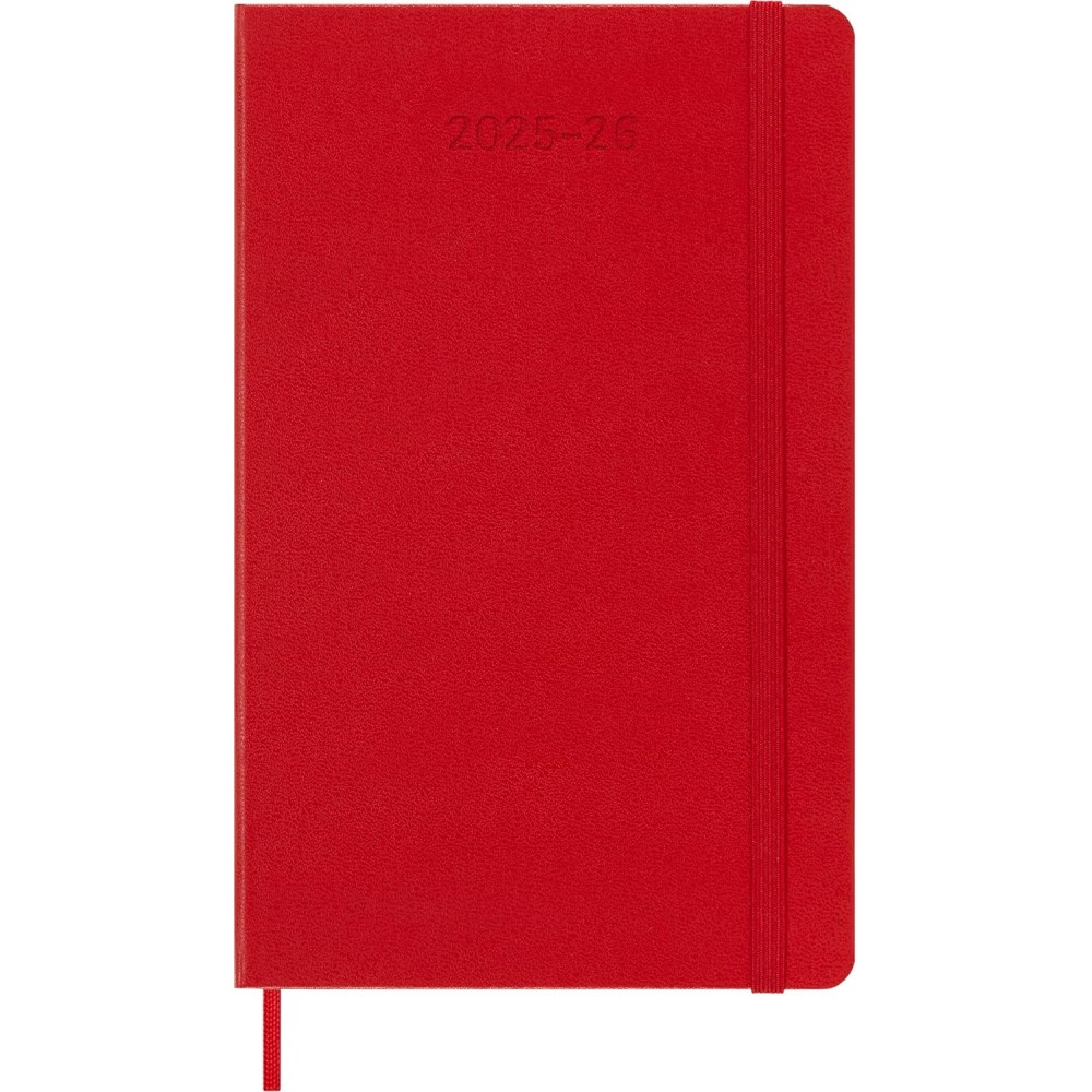 Kalendarz tygodniowy 2026/2027 L - Moleskine - Scarlet Red
