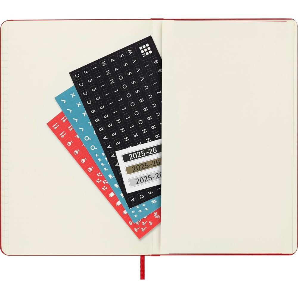 Weekly planner 2026/2027 L - Moleskine - Scarlet Red