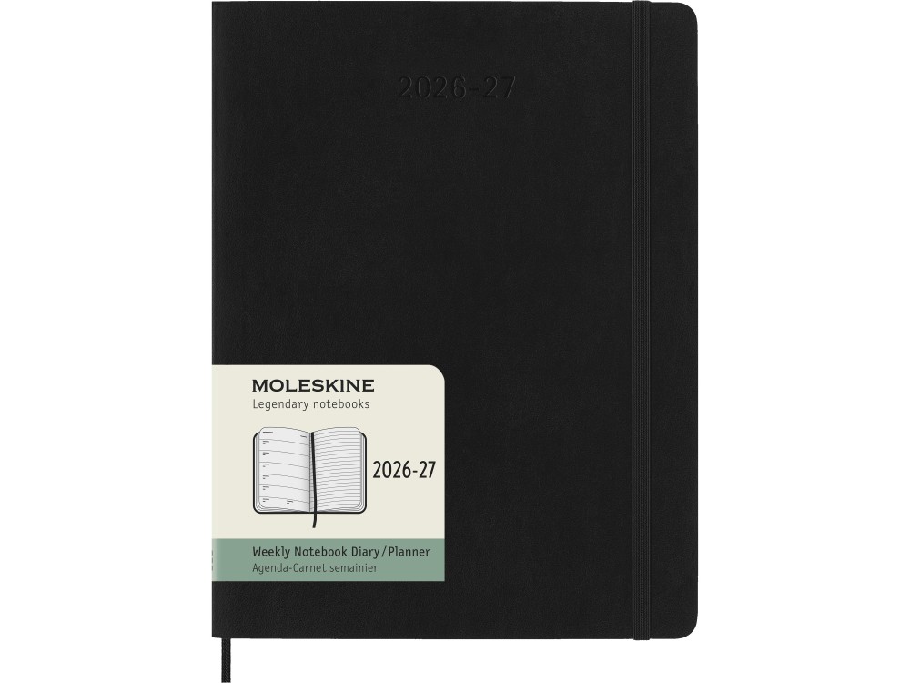 Weekly planner 2026/2027 XL - Moleskine - Black