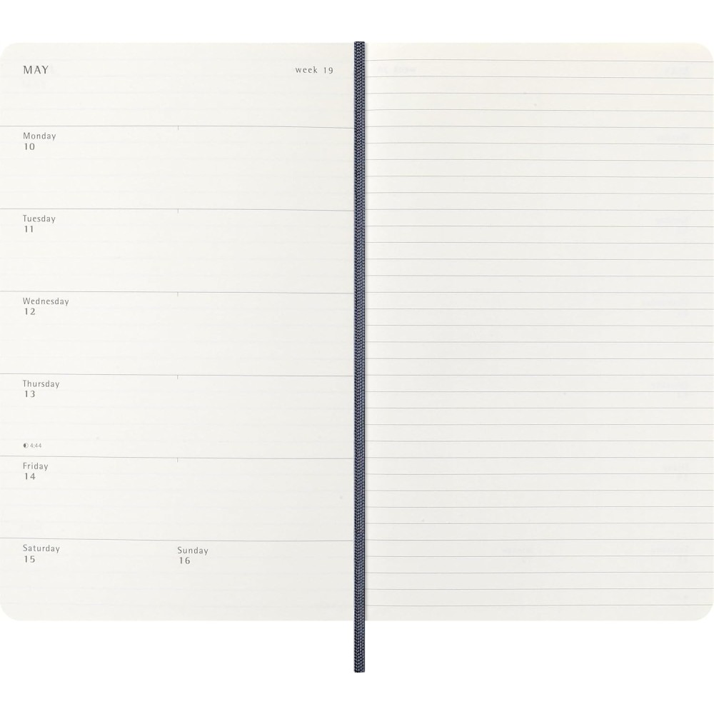 Weekly planner 2026/2027 L - Moleskine - Sapphire Blue