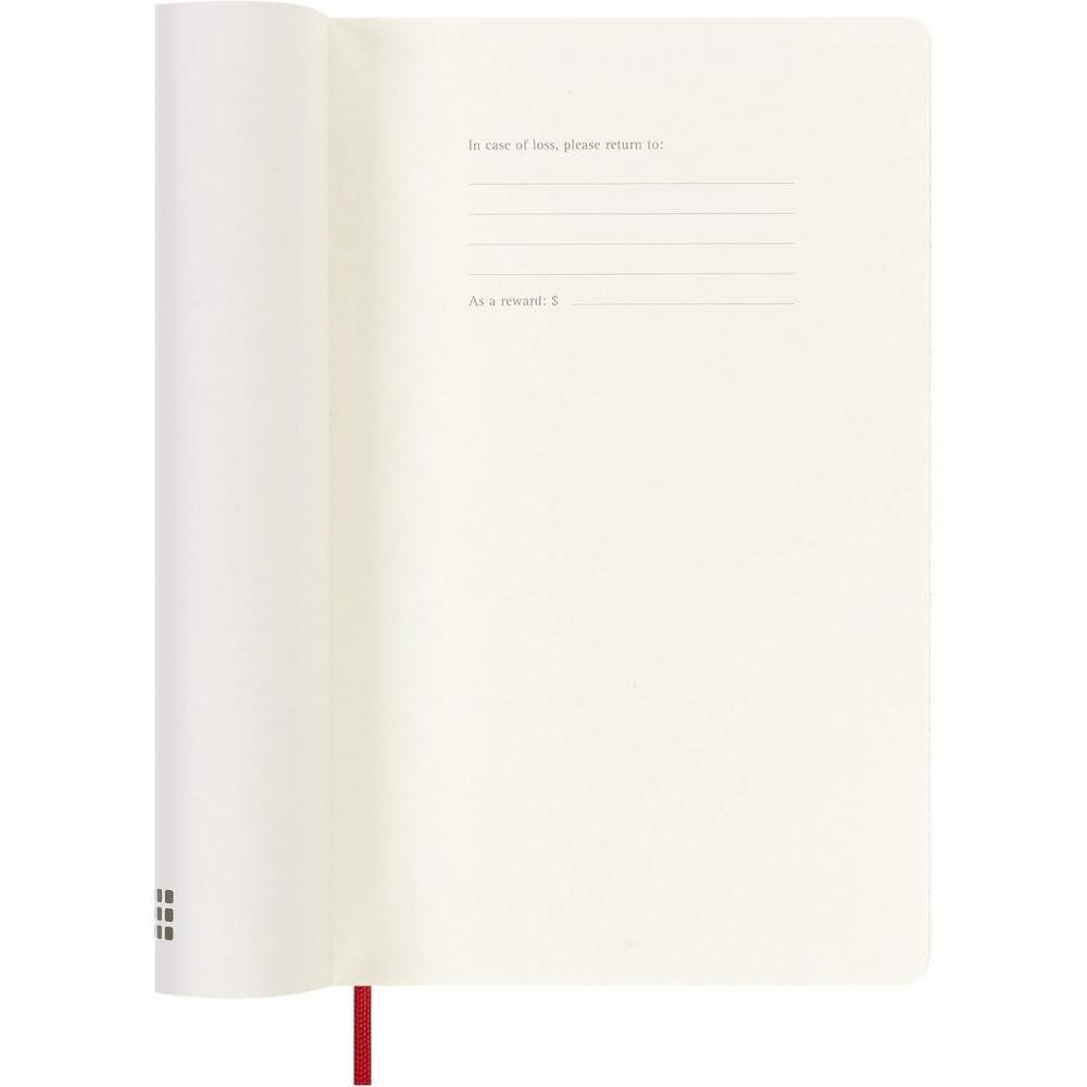 Kalendarz tygodniowy 2026/2027 L - Moleskine - Scarlet Red