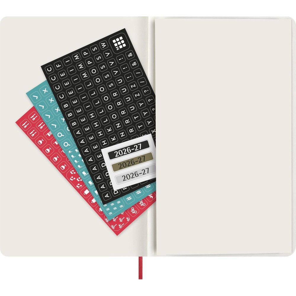 Weekly planner 2026/2027 L - Moleskine - Scarlet Red