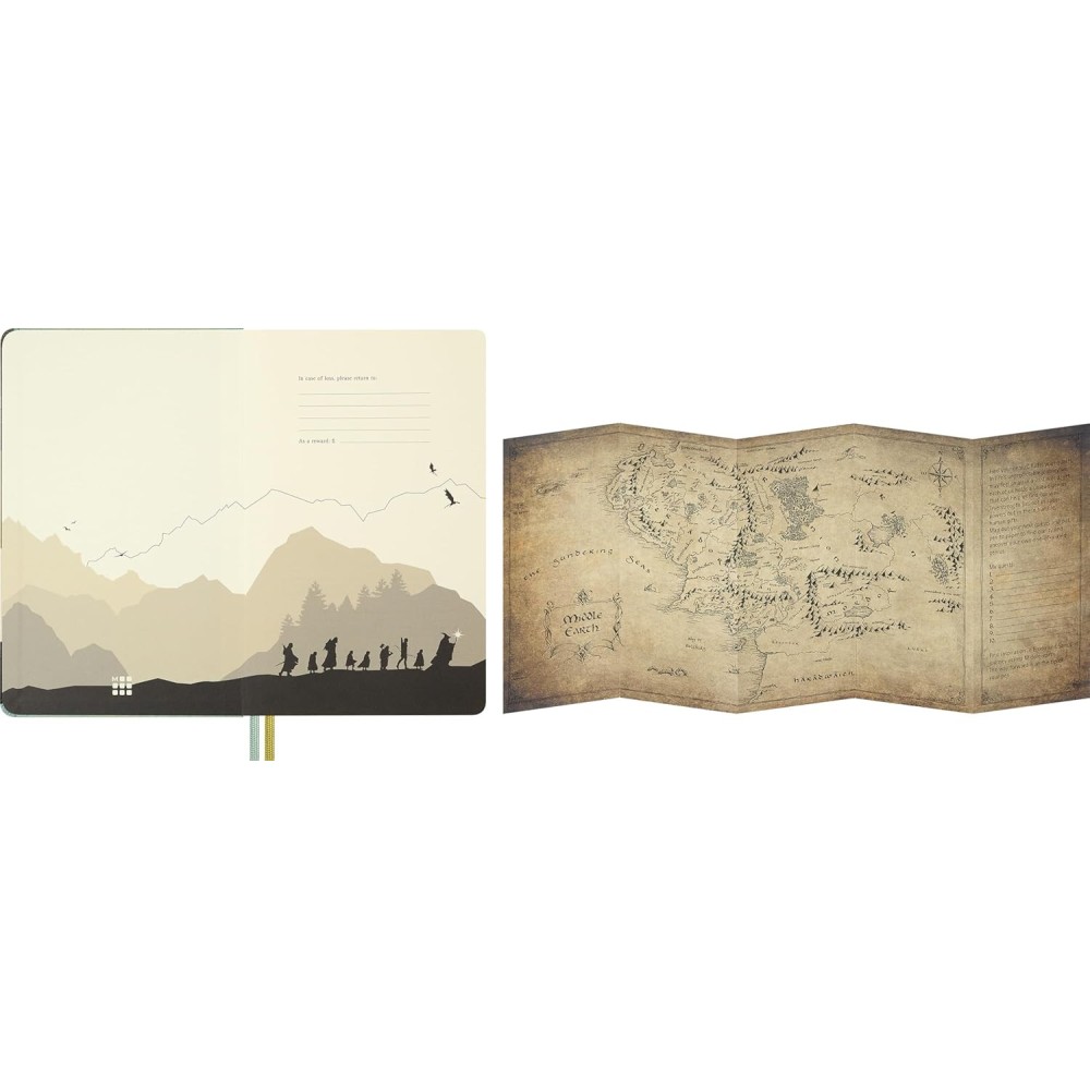 Kalendarz tygodniowy Lord of The Rings 2026/2027 L - Moleskine - Legolas i Gimli