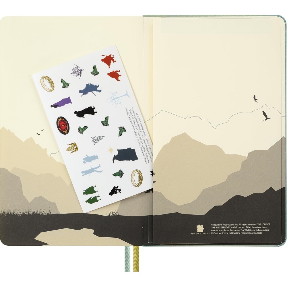 Kalendarz tygodniowy Lord of The Rings 2026/2027 L - Moleskine - Legolas i Gimli