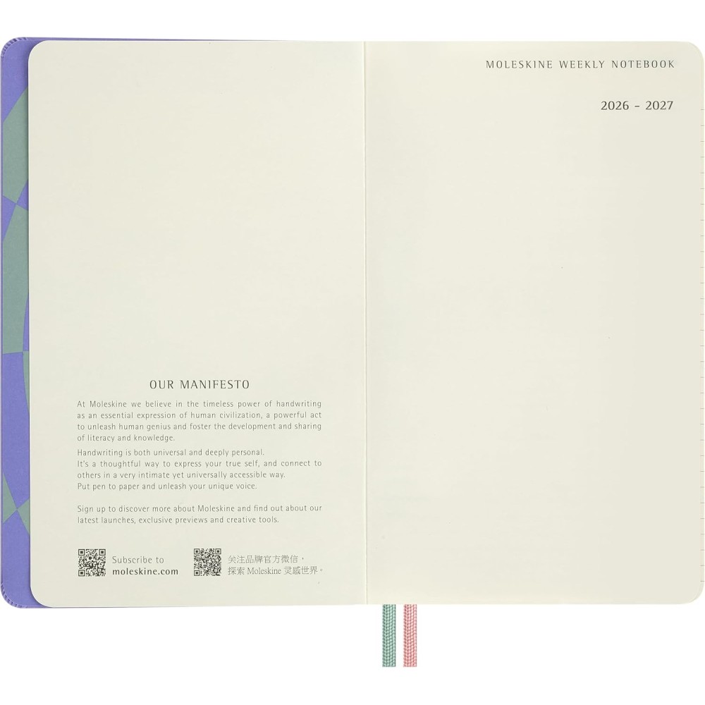 Weekly planner Alice's Adventures in Wonderland 2026/2027 L - Moleskine
