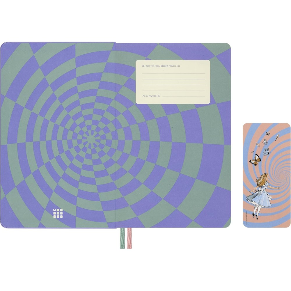 Weekly planner Alice's Adventures in Wonderland 2026/2027 L - Moleskine