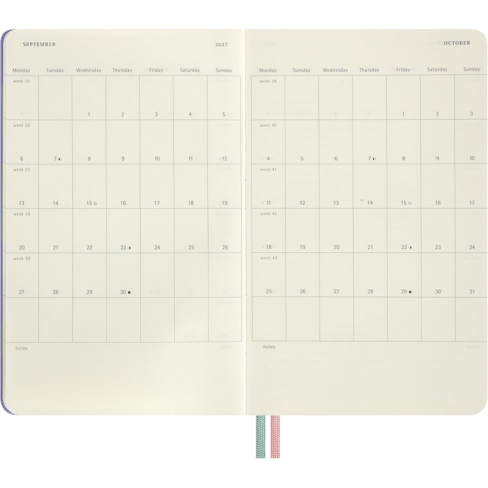 Weekly planner Alice's Adventures in Wonderland 2026/2027 L - Moleskine
