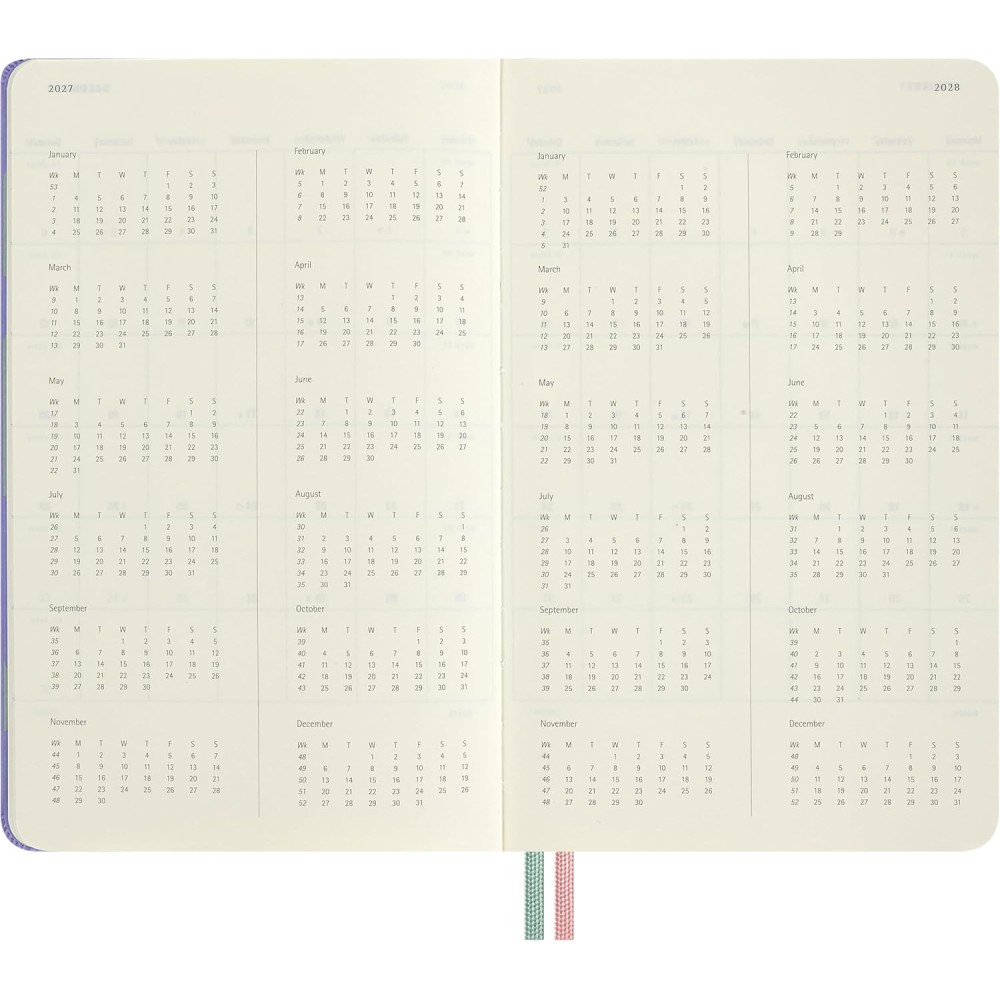 Weekly planner Alice's Adventures in Wonderland 2026/2027 L - Moleskine