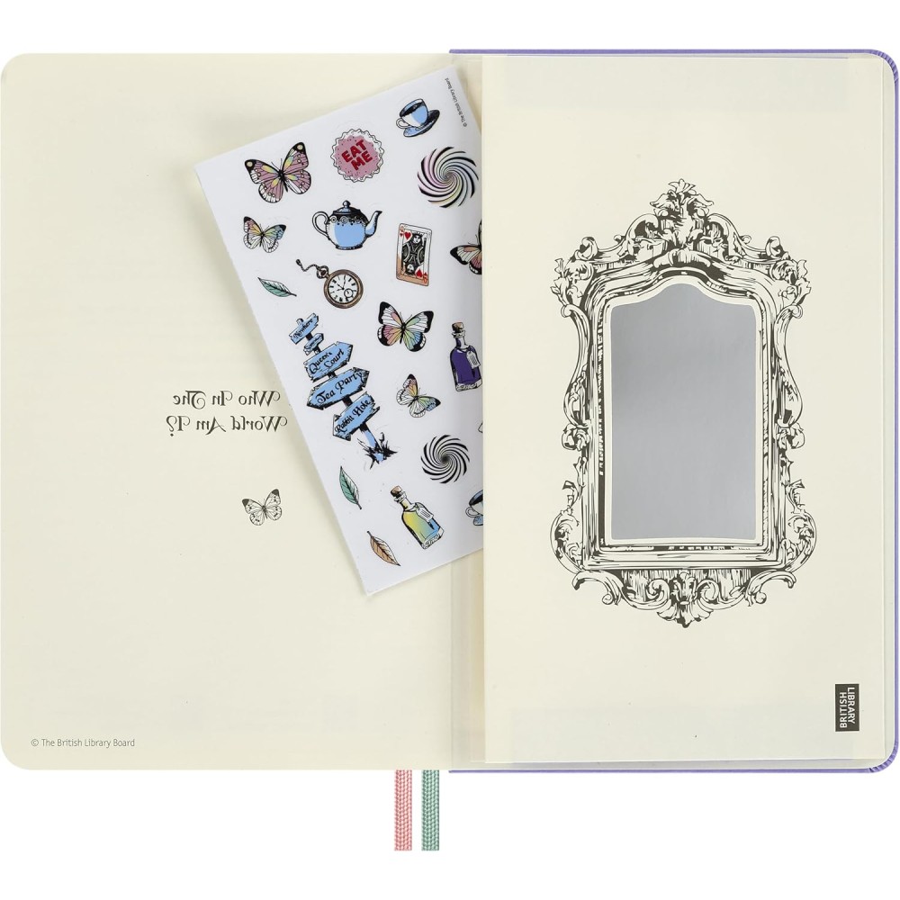 Weekly planner Alice's Adventures in Wonderland 2026/2027 L - Moleskine