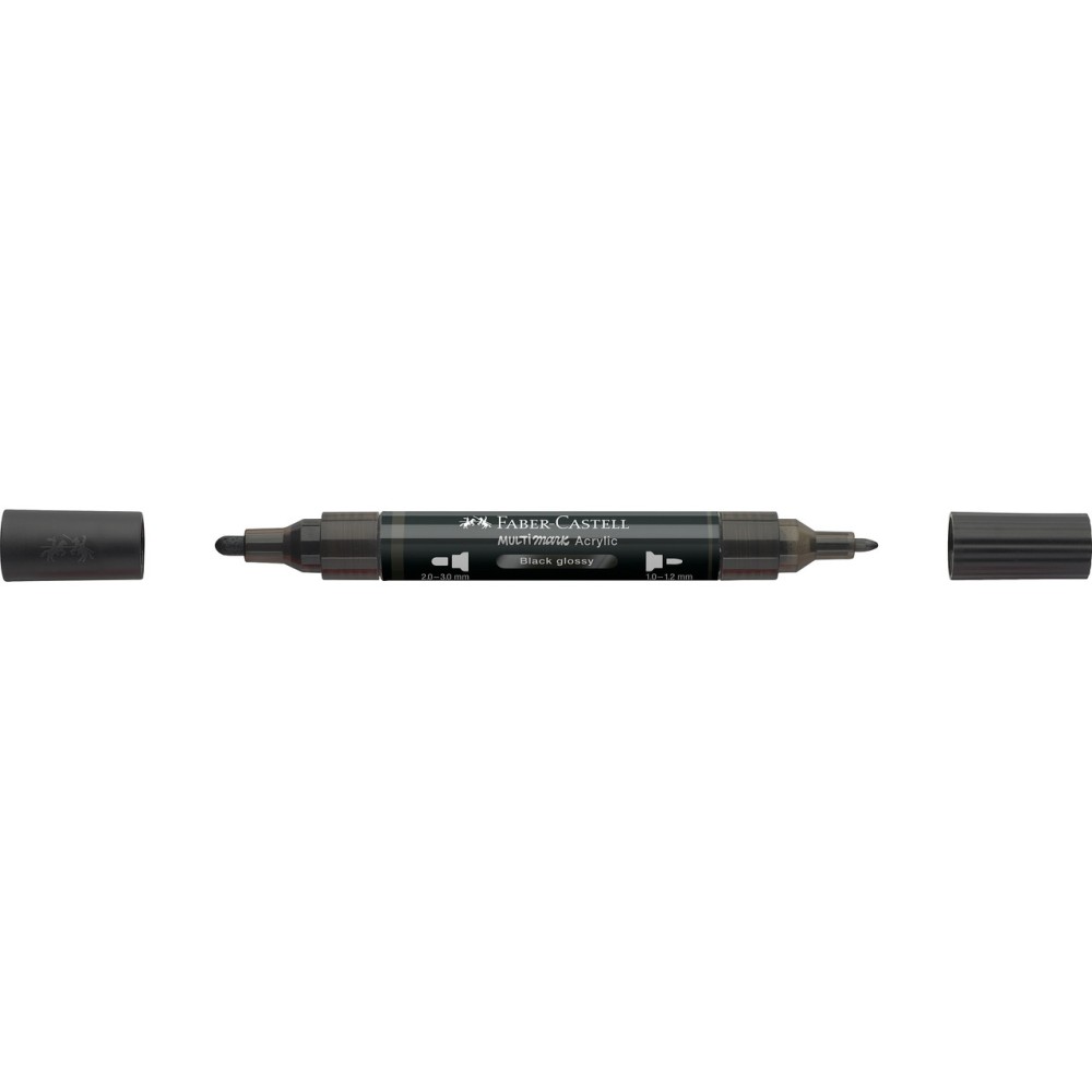 Marker akrylowy Multimark - Faber-Castell - 299 Black Glossy