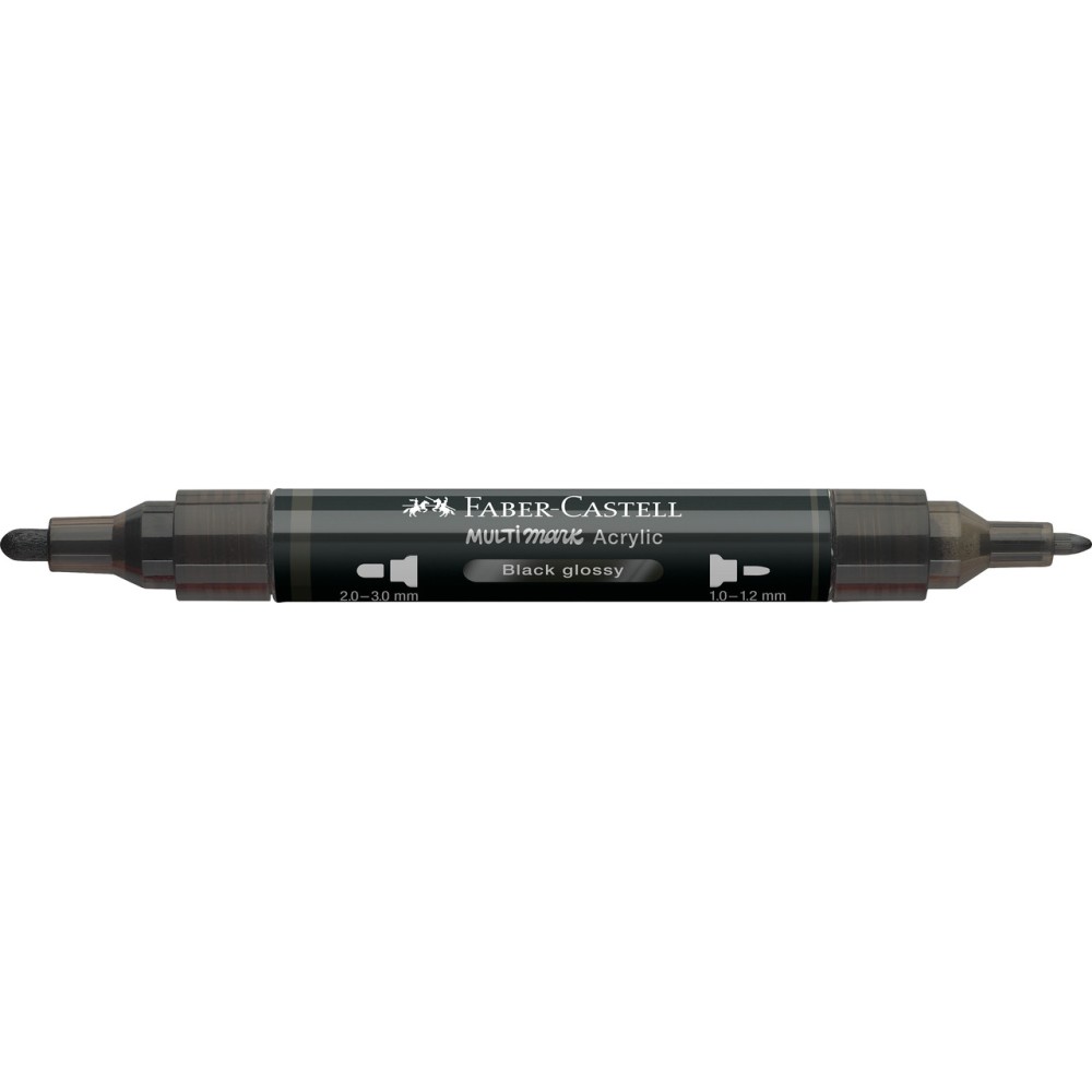 Marker akrylowy Multimark - Faber-Castell - 299 Black Glossy