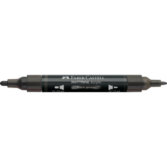 Multimark acrylic marker - Faber-Castell - 299 Black Glossy
