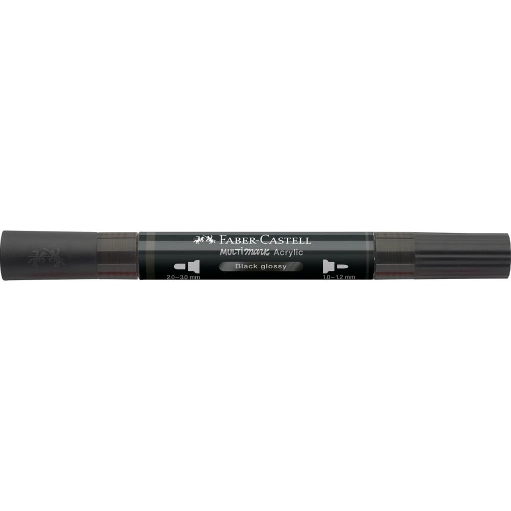 Marker akrylowy Multimark - Faber-Castell - 299 Black Glossy