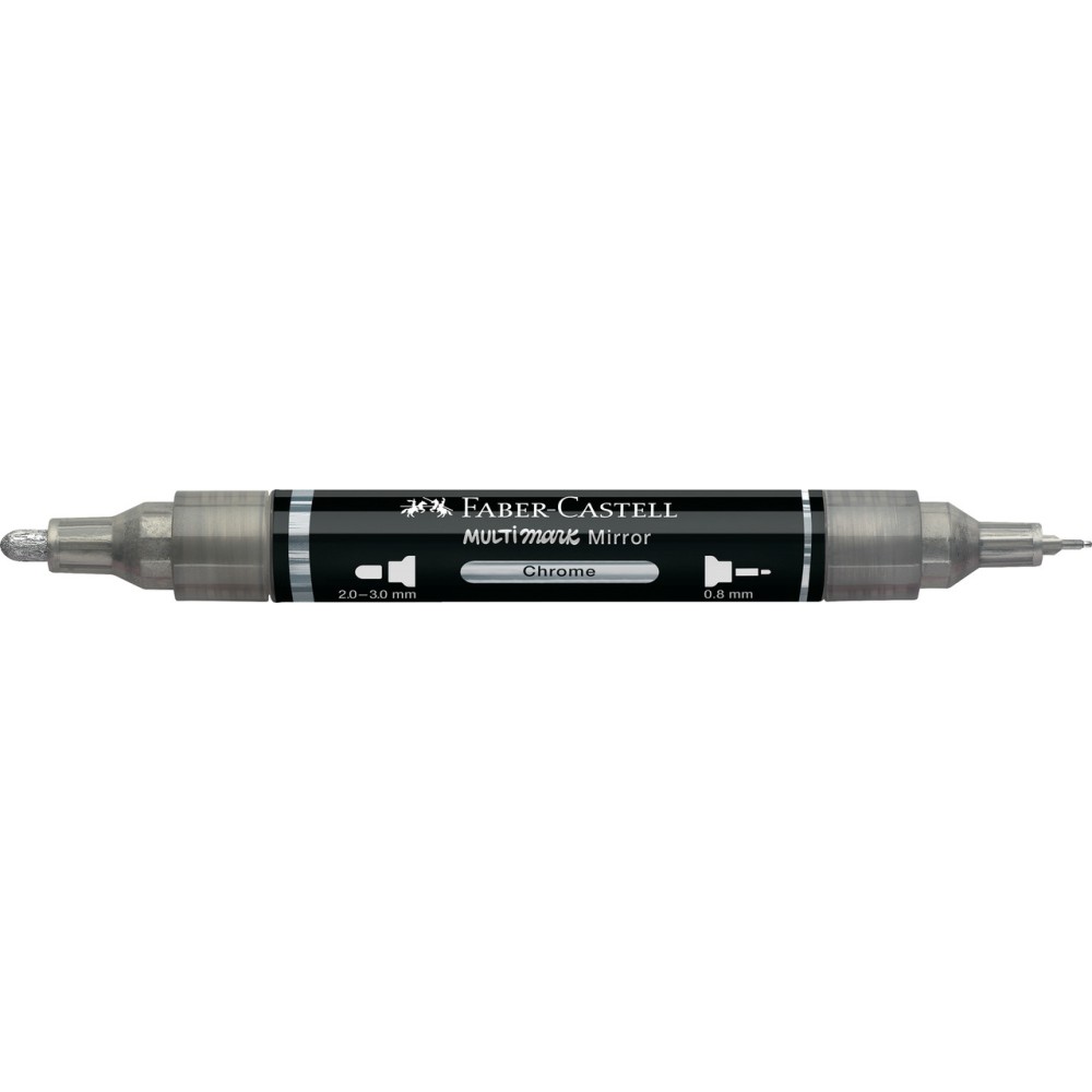 Multimark Mirror acrylic marker - Faber-Castell - 551 Liquid Chrome