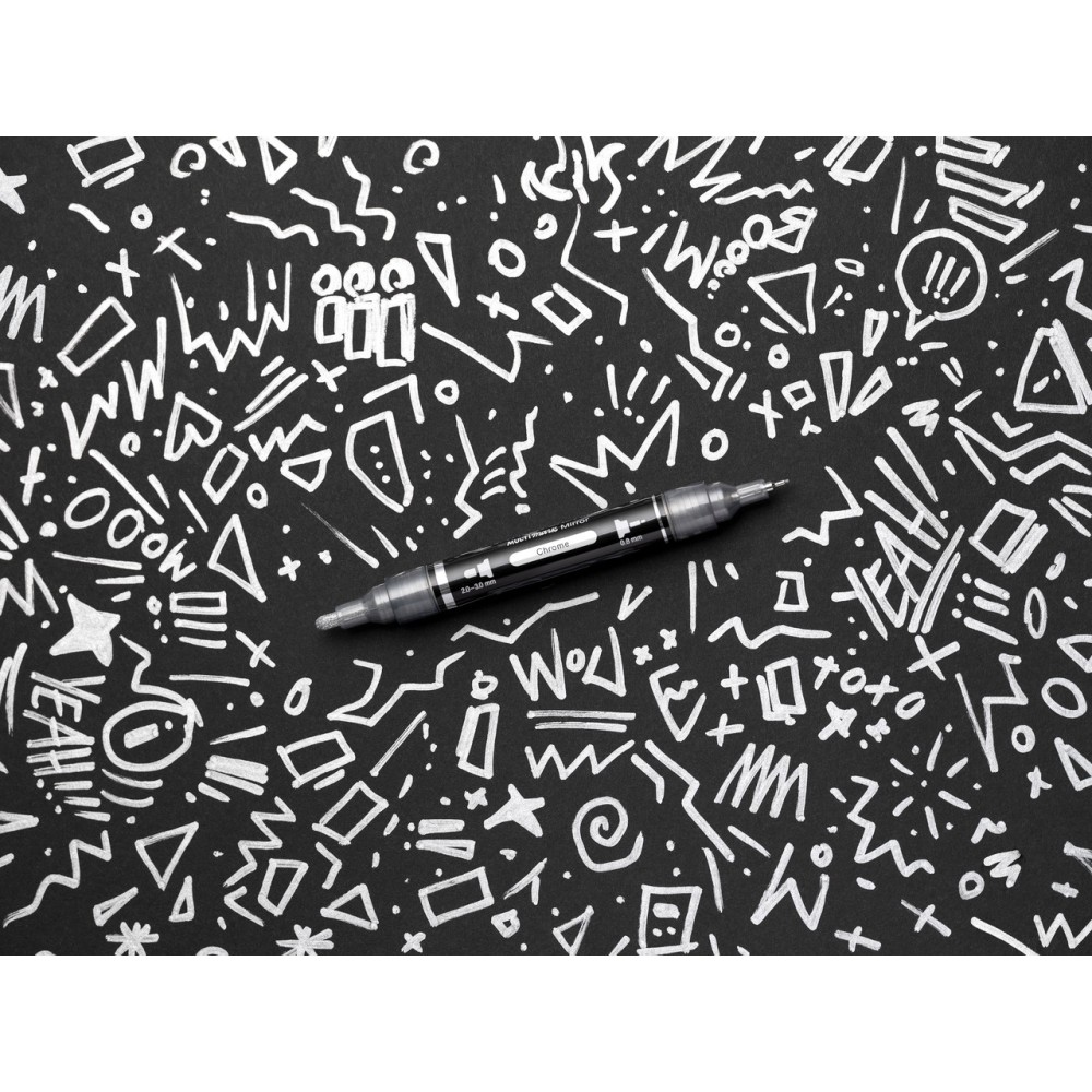 Multimark Mirror acrylic marker - Faber-Castell - 551 Liquid Chrome