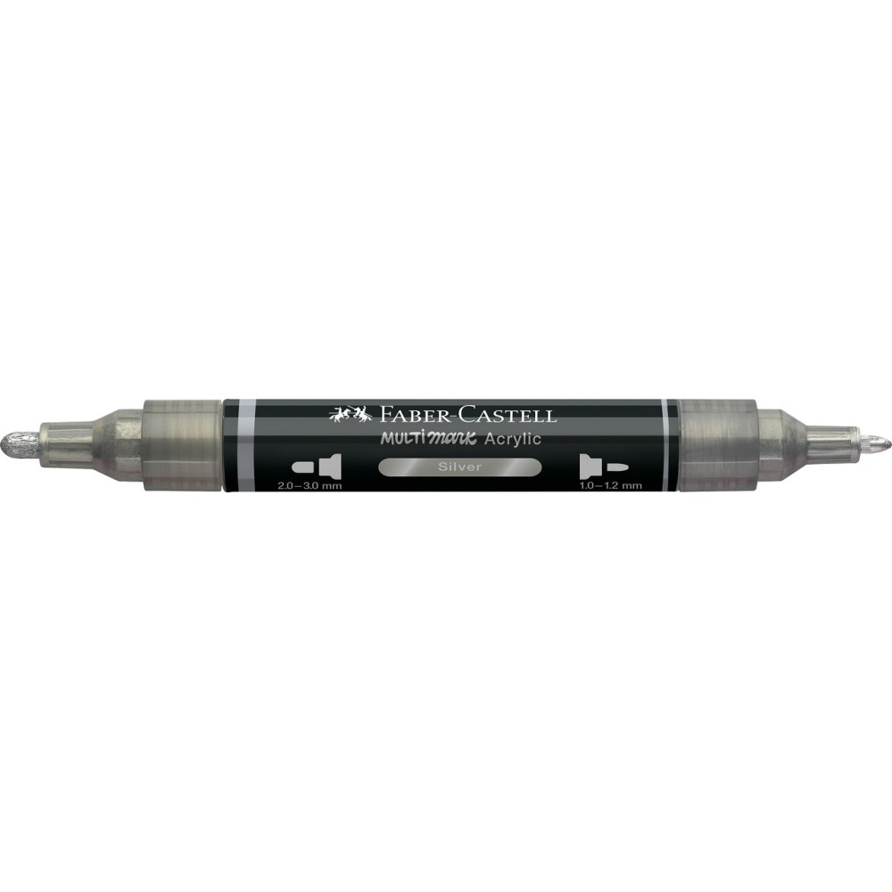 Marker akrylowy Multimark - Faber-Castell - 251 Silver