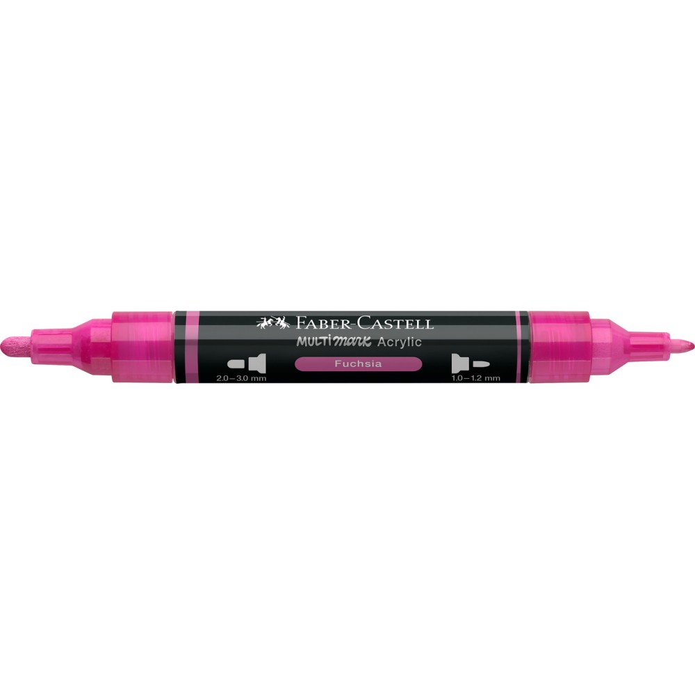 Marker akrylowy Multimark - Faber-Castell - 125 Fuchsia