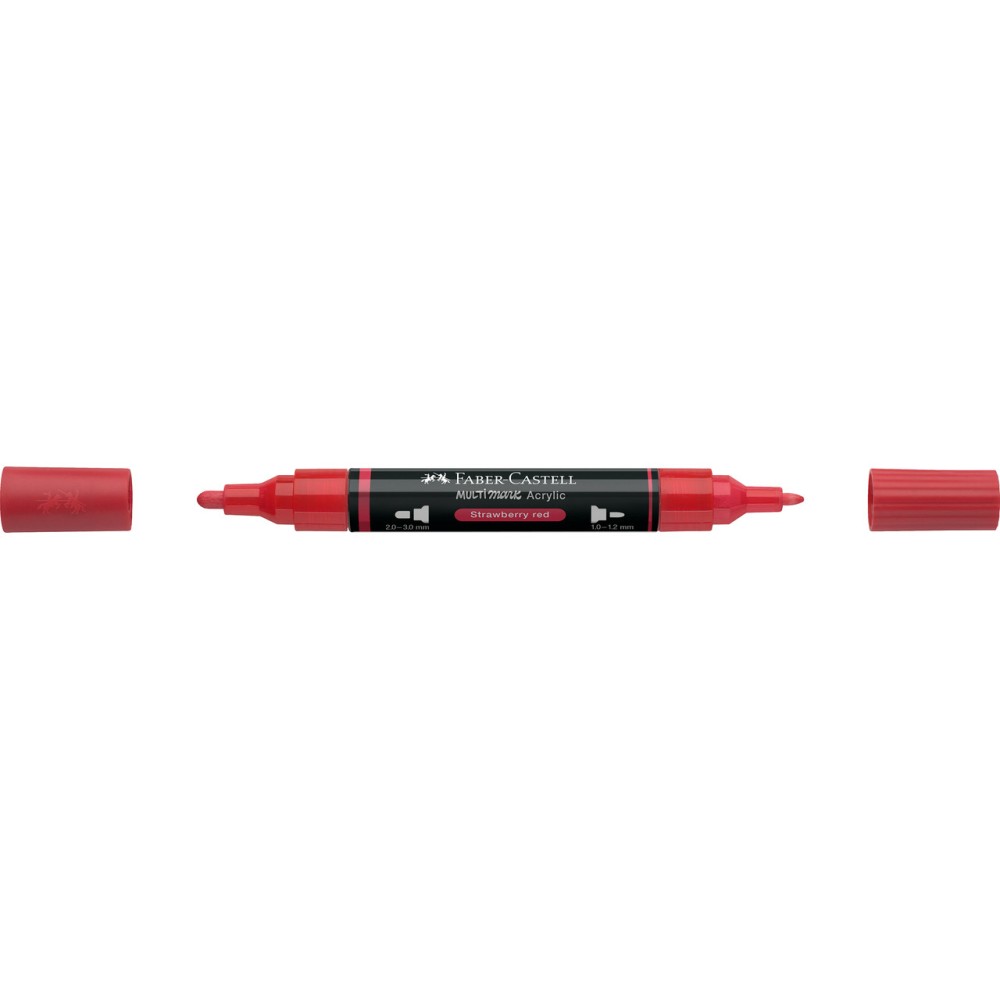 Multimark acrylic marker - Faber-Castell - 219 Strawberry Red