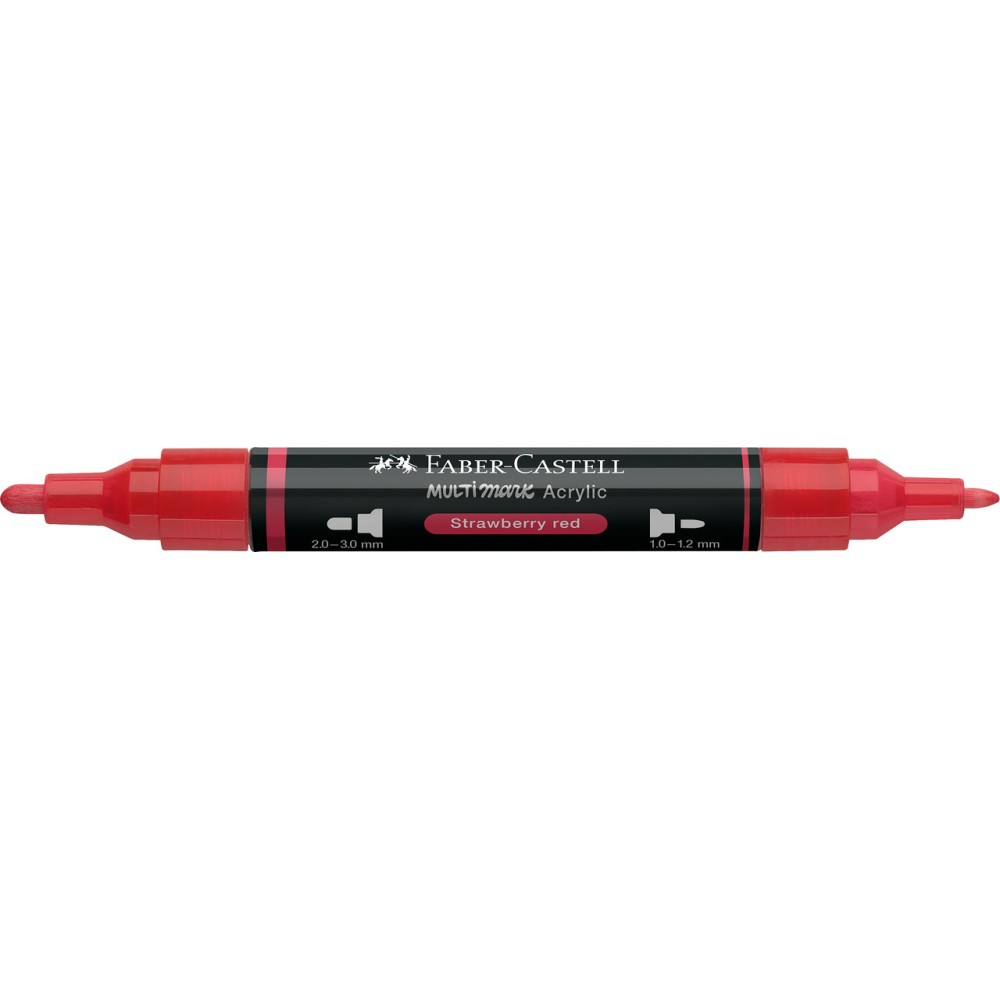 Marker akrylowy Multimark - Faber-Castell - 219 Strawberry Red
