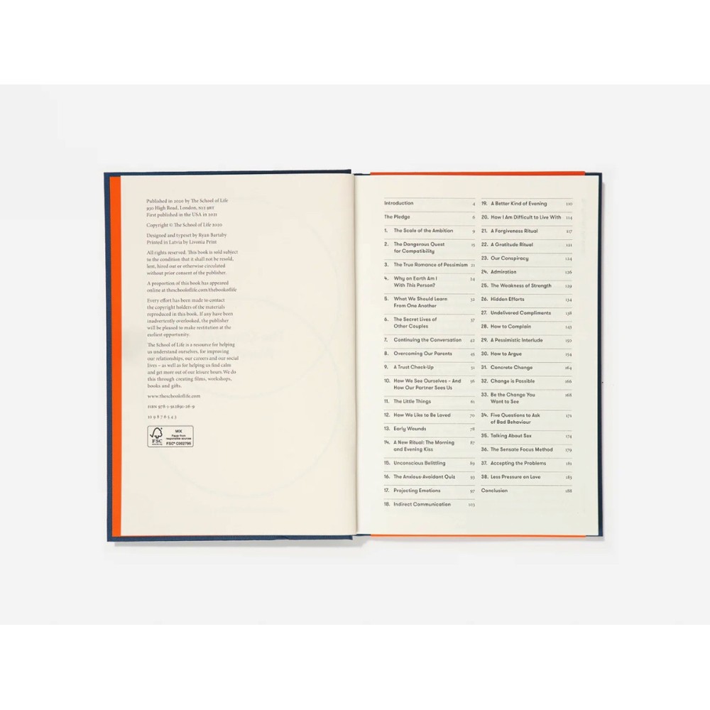The Couple's Workbook - The School of Life - 192 pages