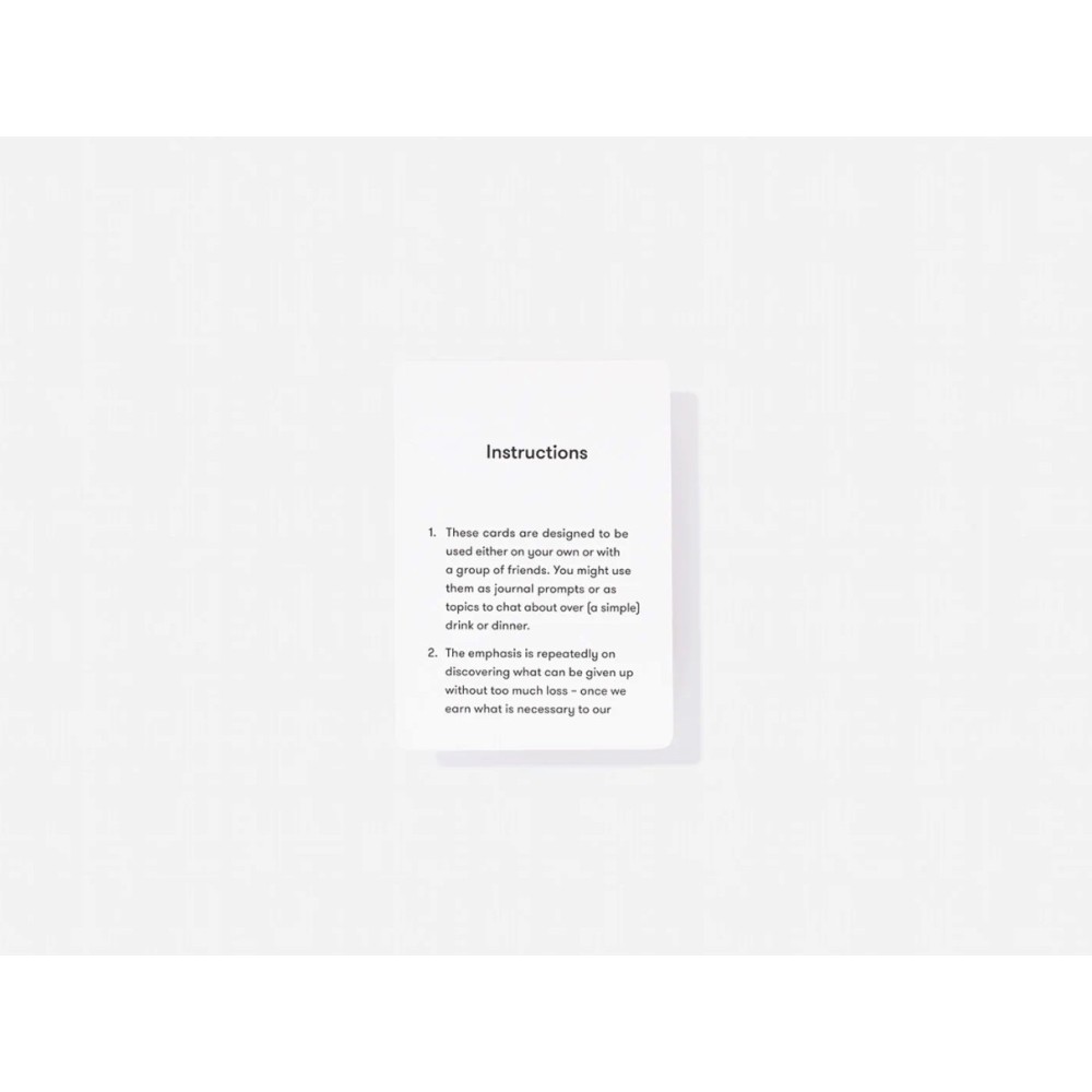 Simplicity Cards - The School of Life - 52 pcs