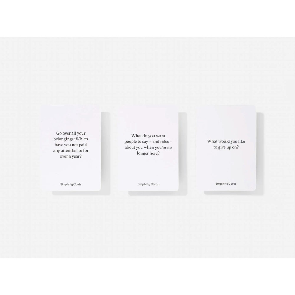 Karty do do samorozwoju Simplicity - The School of Life - 52 szt.