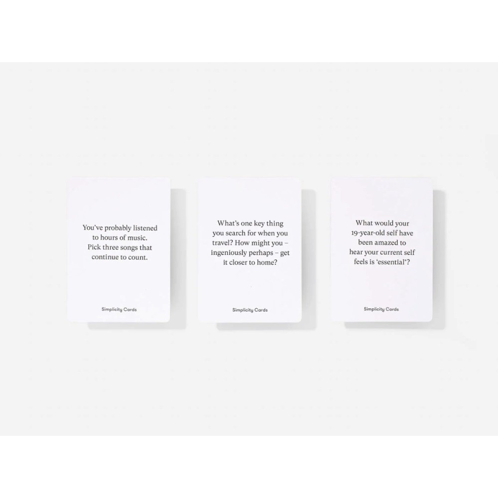 Karty do do samorozwoju Simplicity - The School of Life - 52 szt.