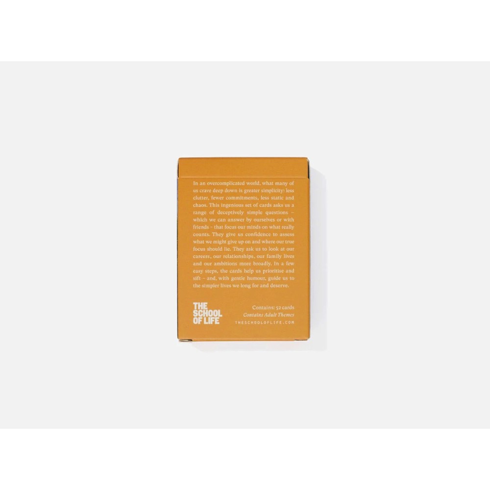Karty do do samorozwoju Simplicity - The School of Life - 52 szt.