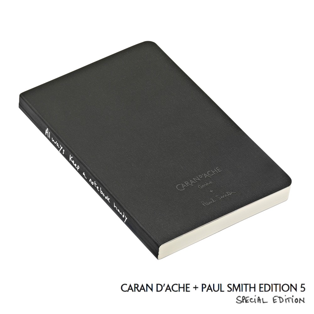 Notatnik w kropki Special Edition Paul Smith A6 - Caran d'Ache - czarny